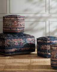 Cambria Woven Pouf