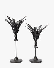 Addams Black Taper Holder