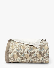 Audrey Tan Block Print Quilt