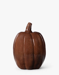 Autumn Pumpkin in Glossy Brown