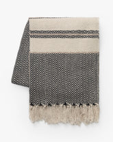 Bennie Striped Cotton Throw