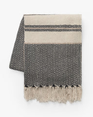 Bennie Striped Cotton Throw