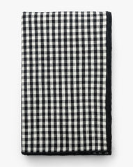Black Gingham Tablecloth