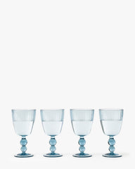 Blue Acrylic Wine Glass (Set of 4)