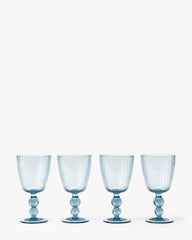 Blue Acrylic Wine Glass (Set of 4)