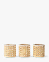 Cane Tealight Candleholder (Set of 3)