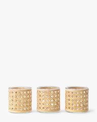 Cane Tealight Candleholder (Set of 3)