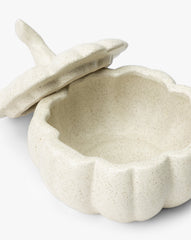 Ceramic Pumpkin Candy Dish with Lid