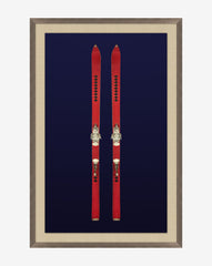 Antique Navy Skis II