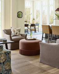 Astrid Fringe Ottoman
