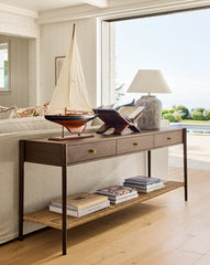 Dana Walnut Oak Console