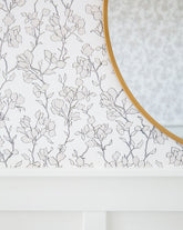 Blair Sketched Floral Wallpaper