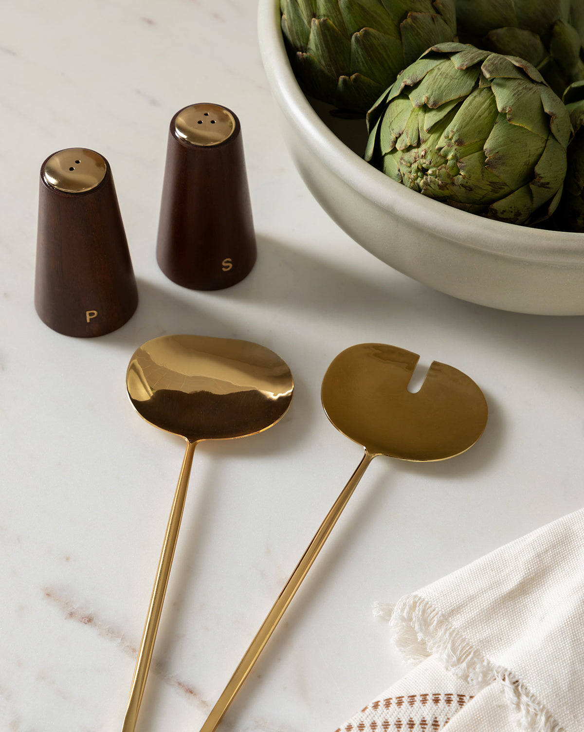 Brasserie Salt & Pepper Shakers (Set of 2)