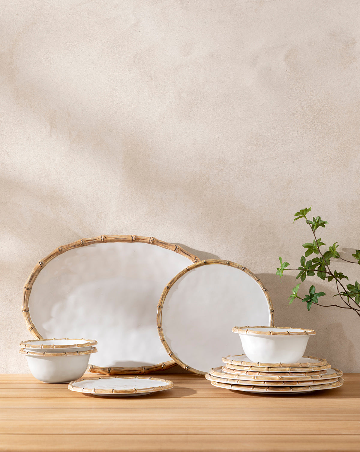 Bamboo Dinner Plates (Set of 4)