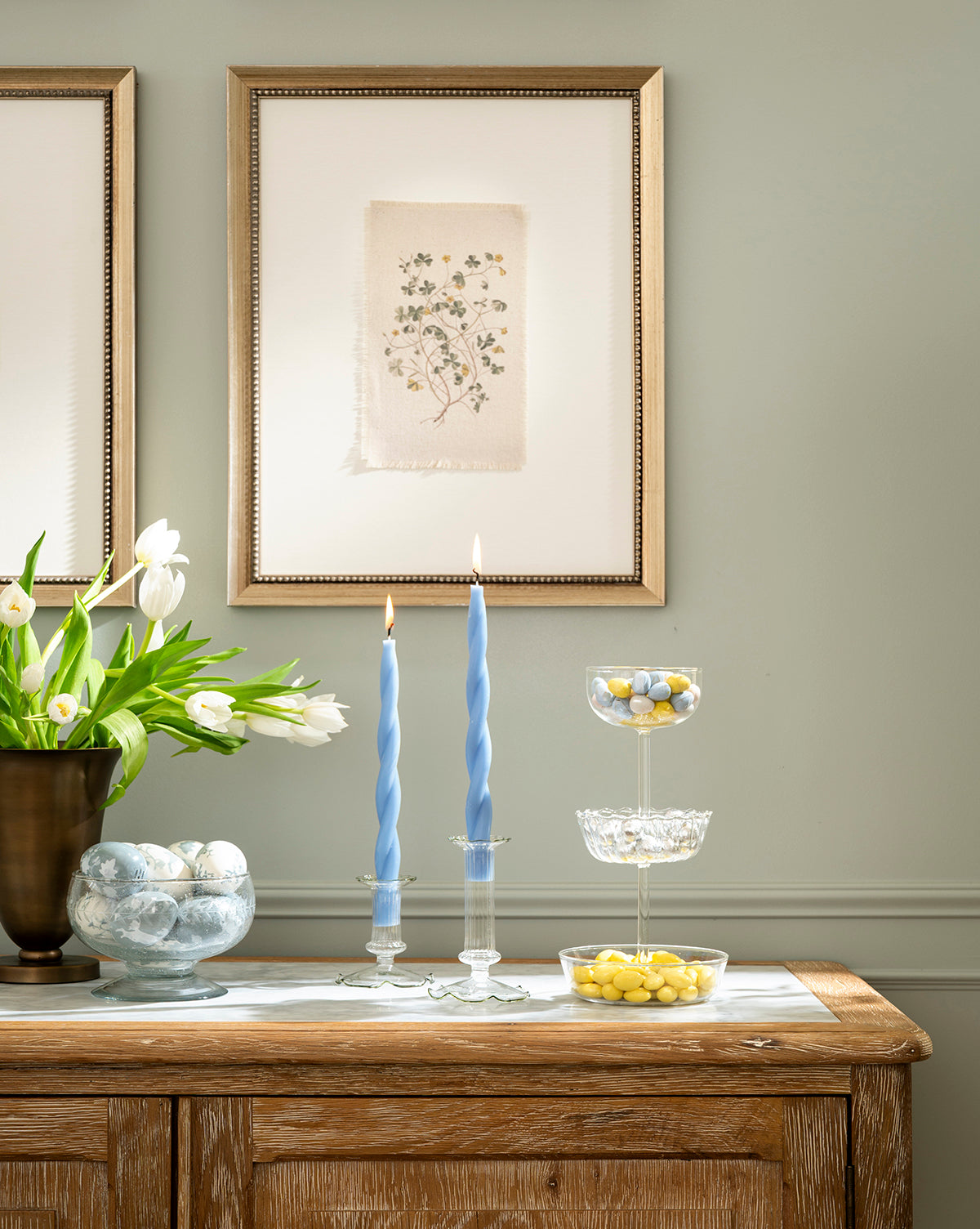 Bromley Glass Taper Holder