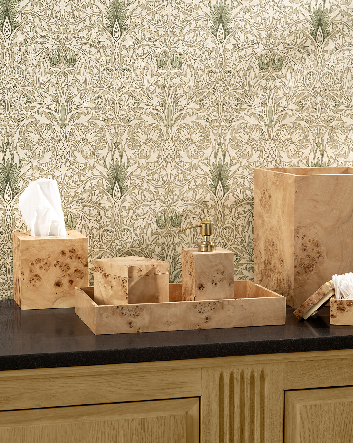 Chilton Burl Tissue Box Cover