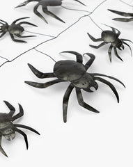 68" Metal Spider Garland