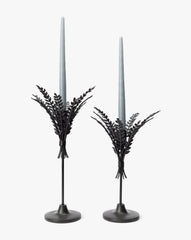 Addams Black Taper Holder
