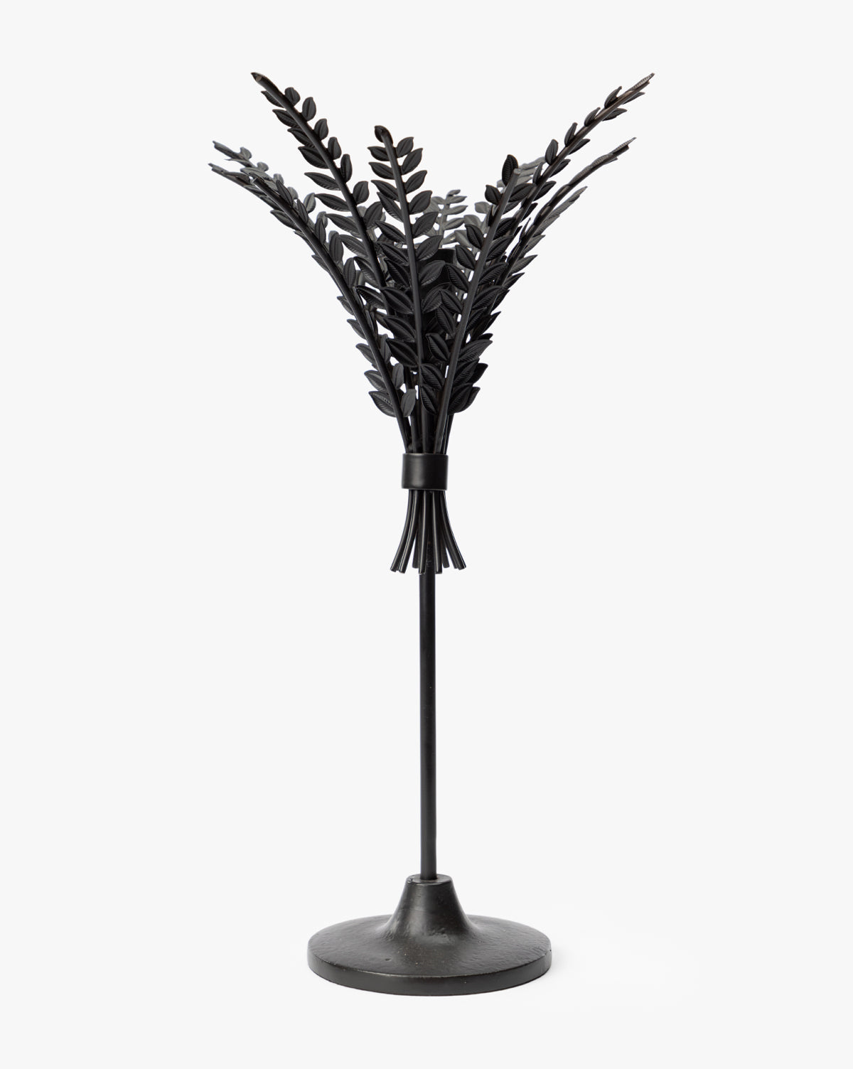 Addams Black Taper Holder