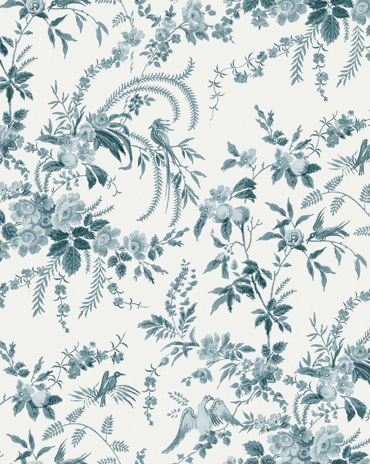 Arboretum Floral Wallpaper