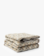 Audrey Tan Block Print Quilt