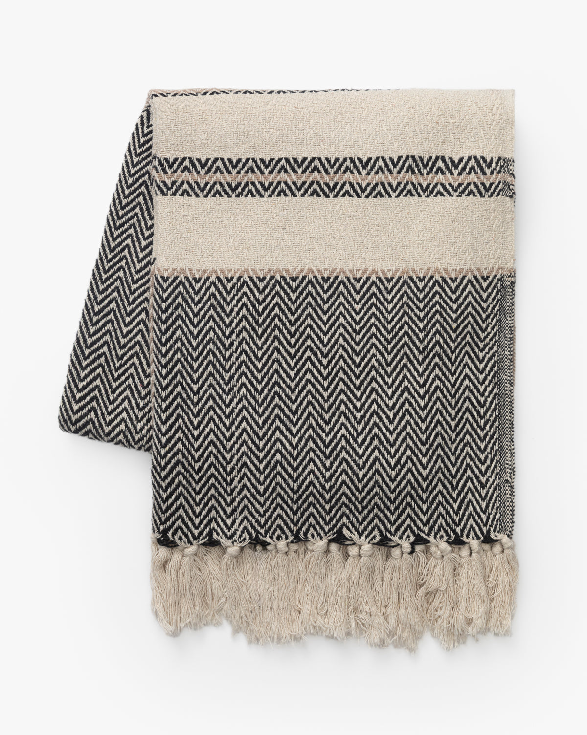 Bennie Striped Cotton Throw