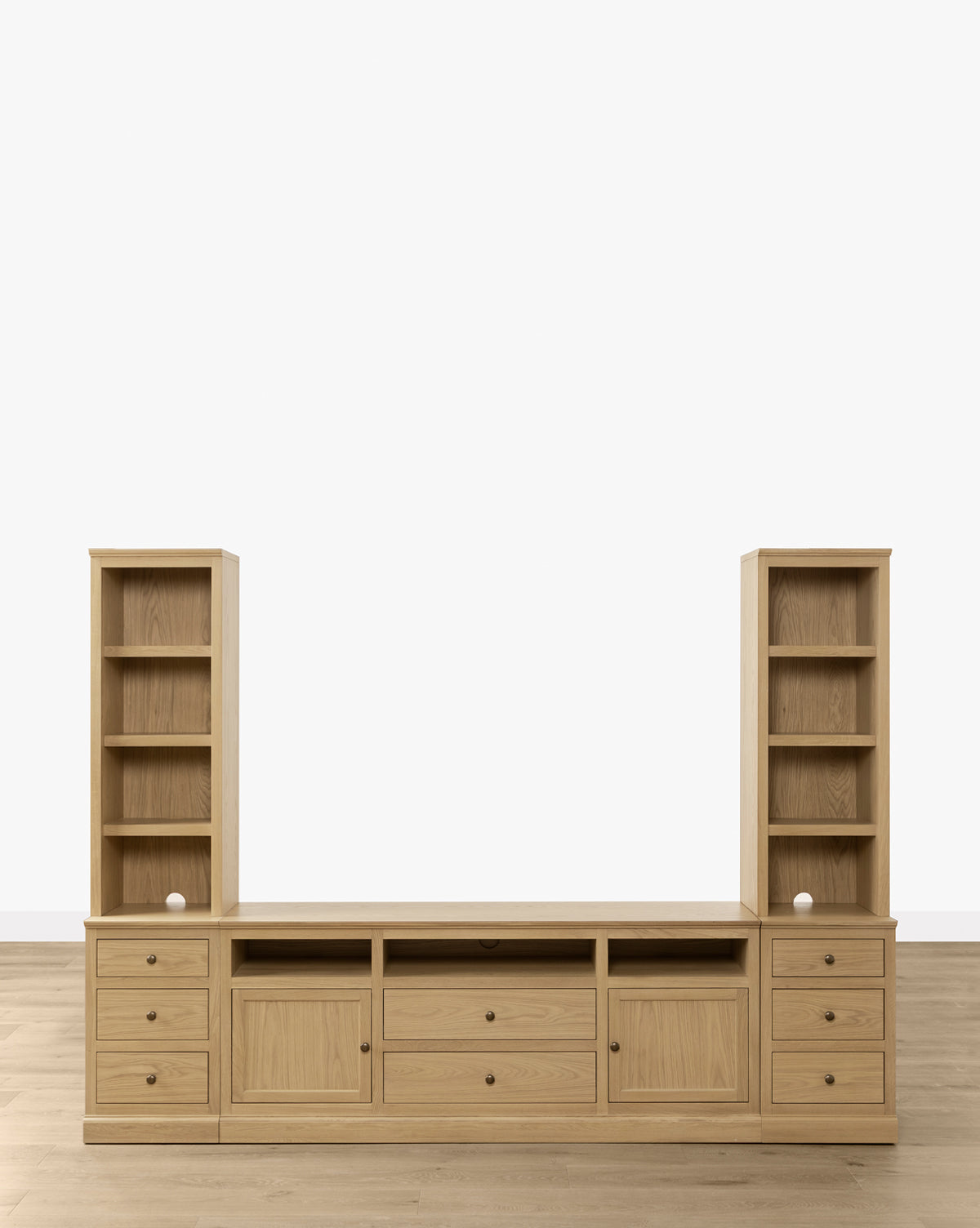 Bernard Storage Media Console Set (108"-132")