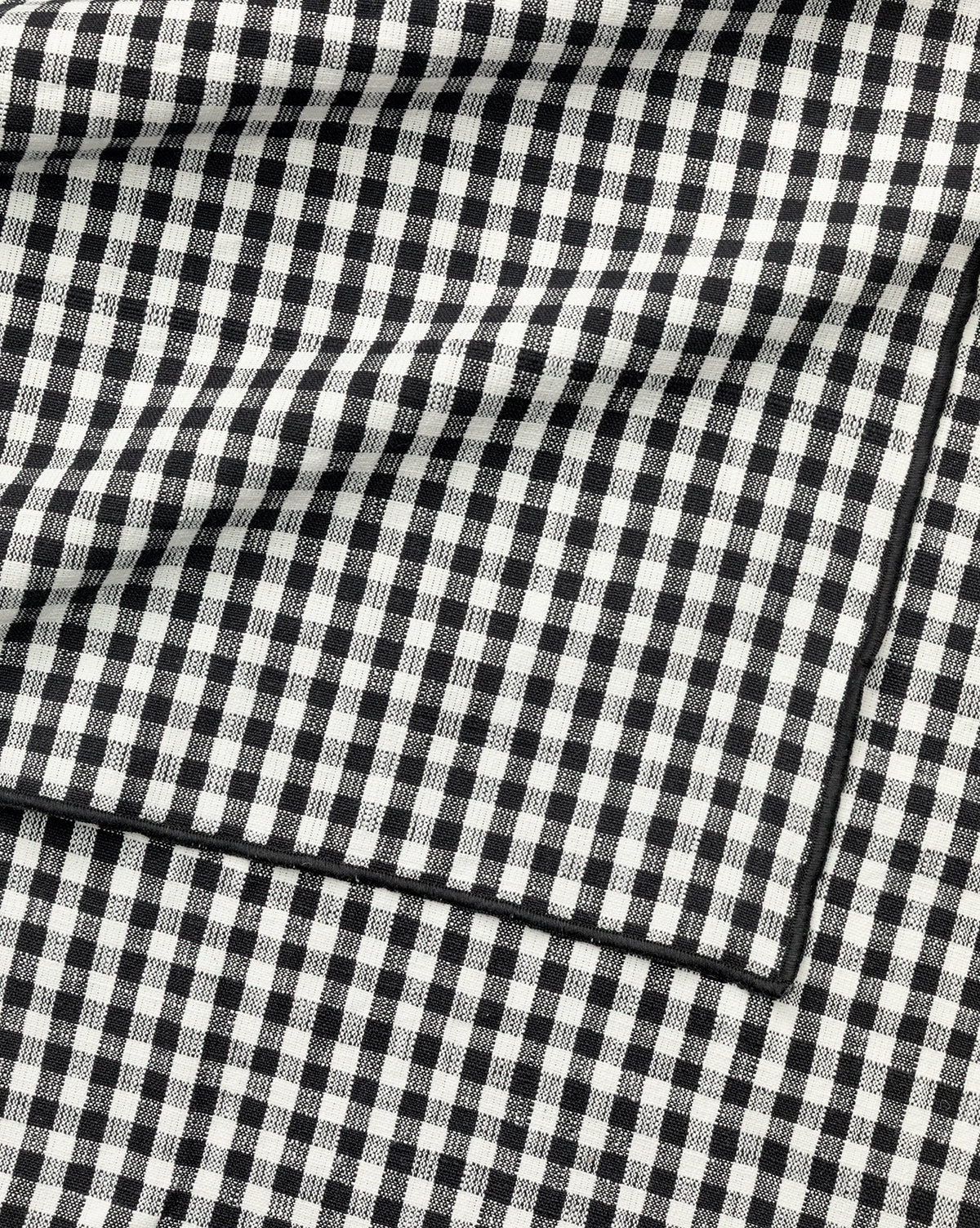 Black Gingham Tablecloth