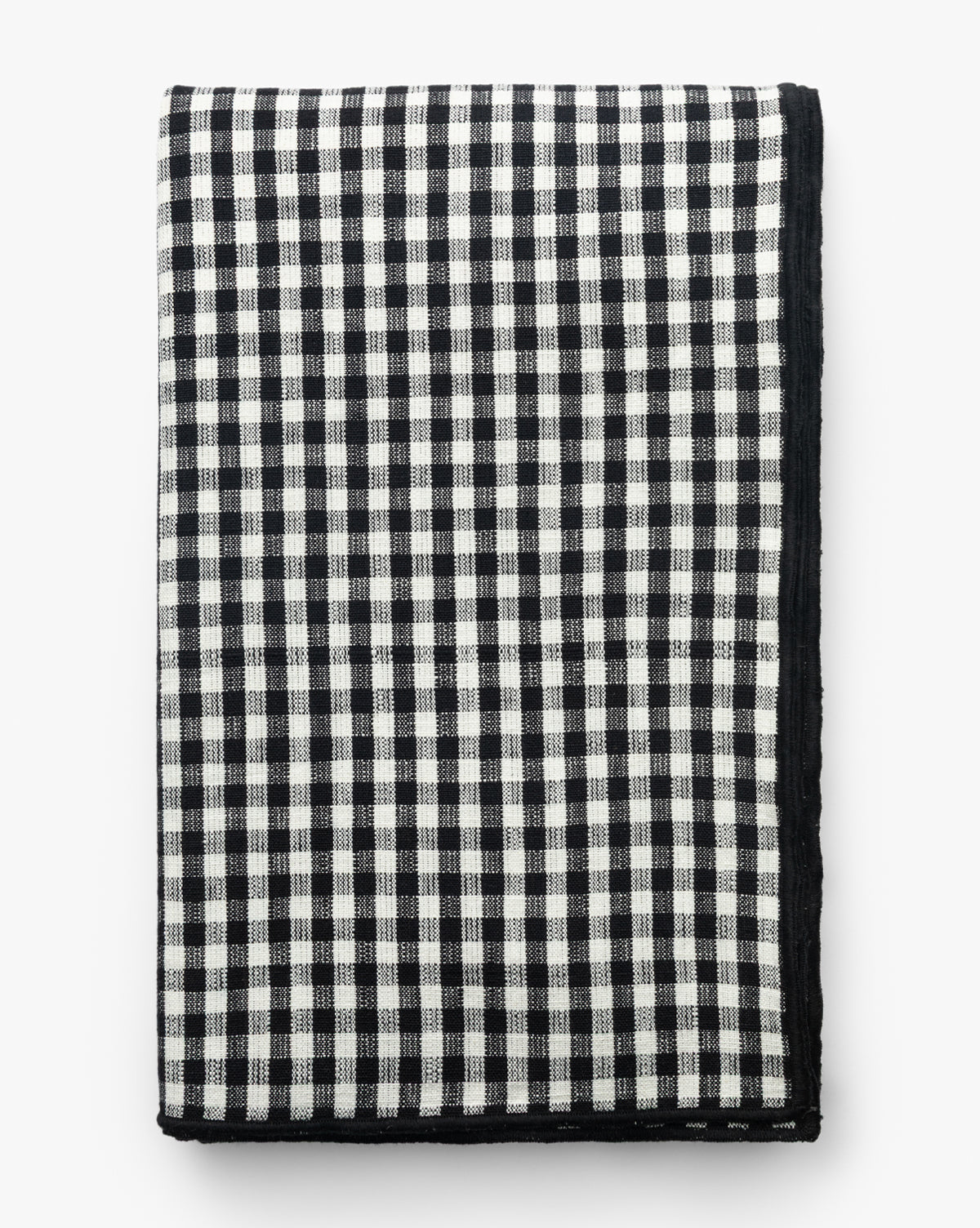 Black Gingham Tablecloth