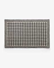 Black & White Gingham Doormat