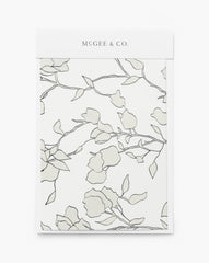 Blair Sketched Floral Wallpaper Swatch
