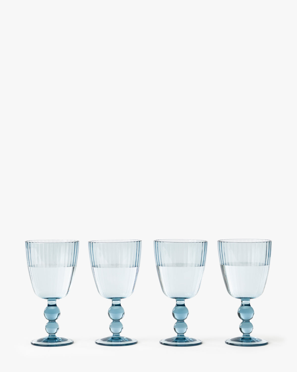 Blue Acrylic Wine Glass (Set of 4)