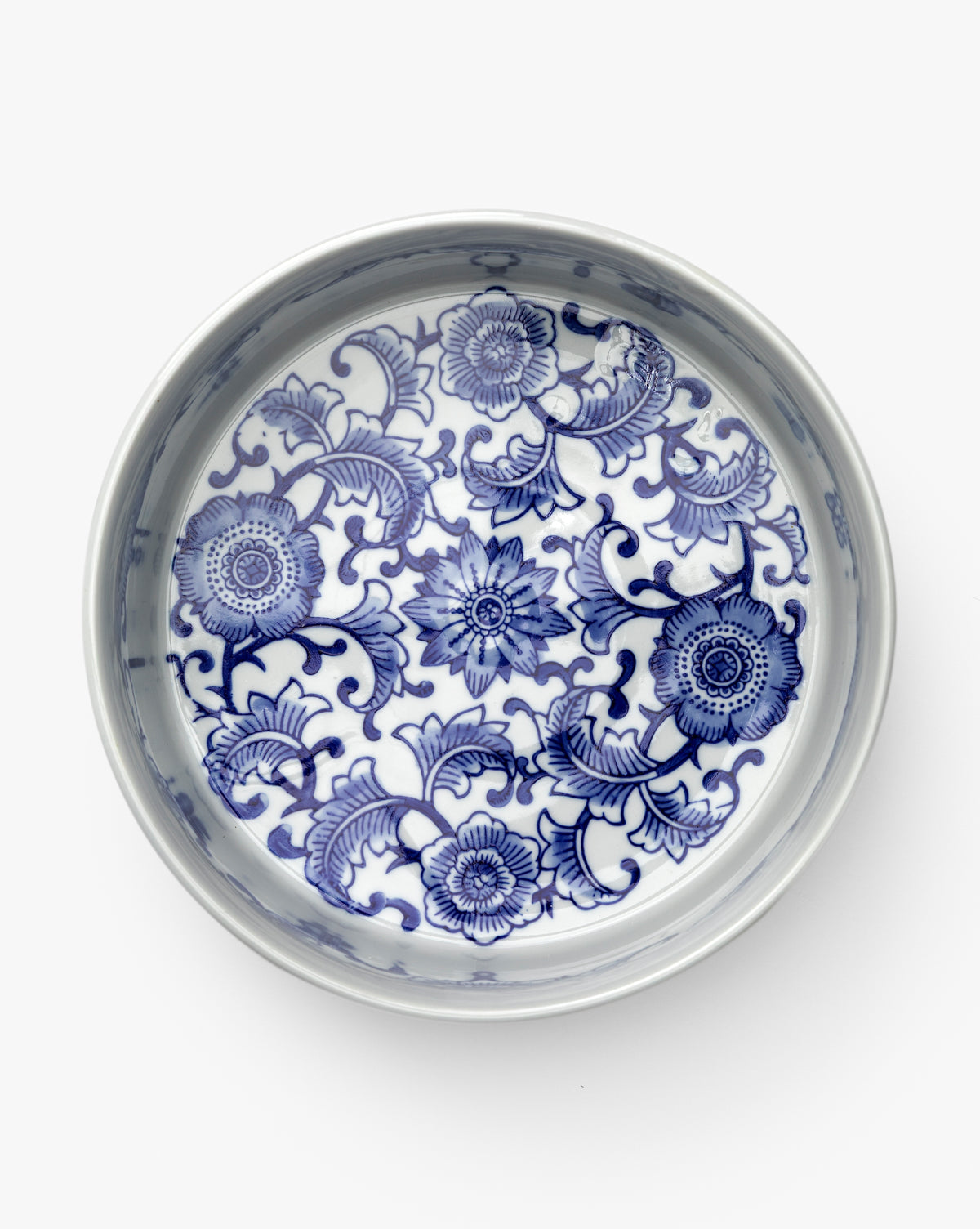 Blue & White Pet Bowl