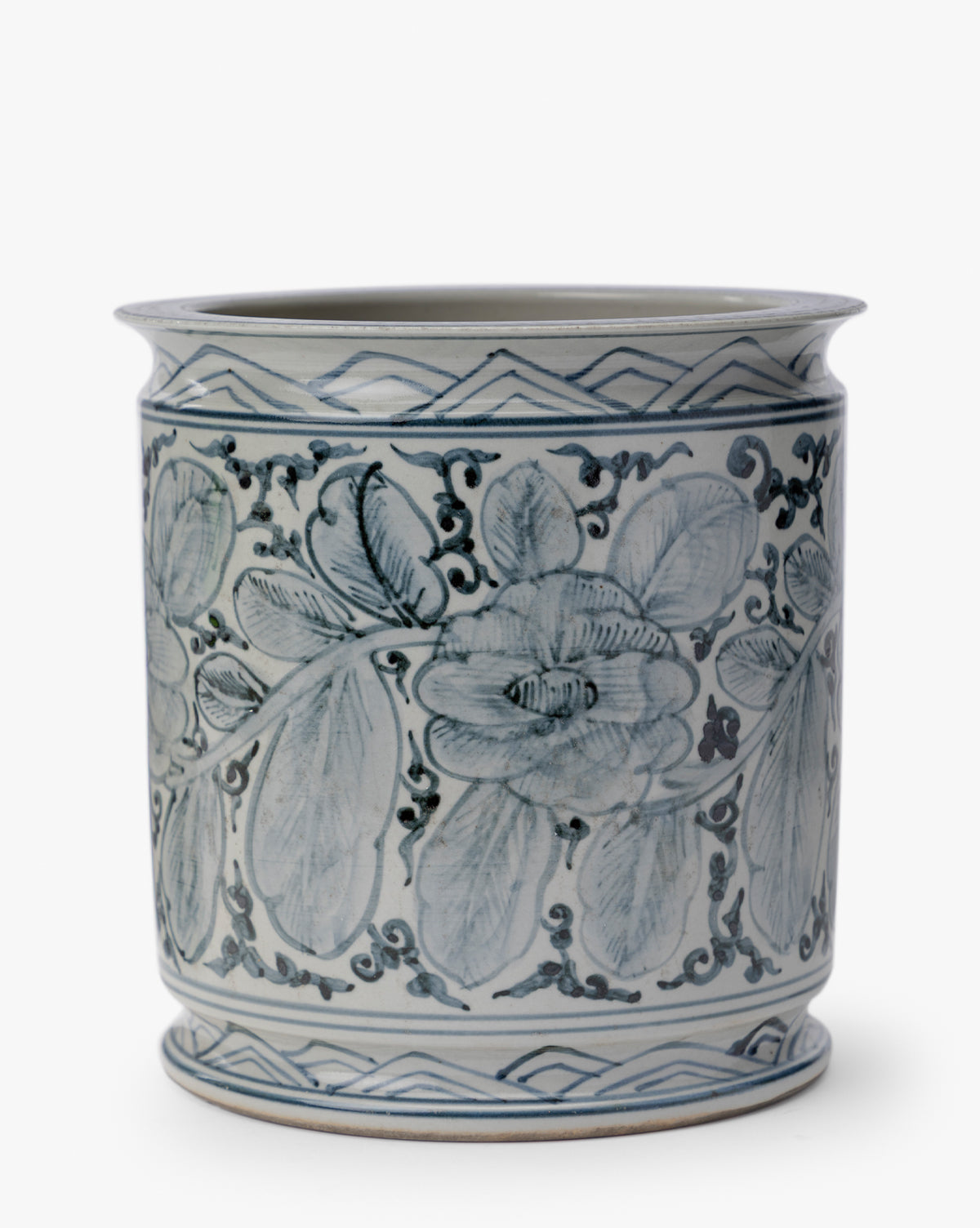 Blue & White Orchid Pot
