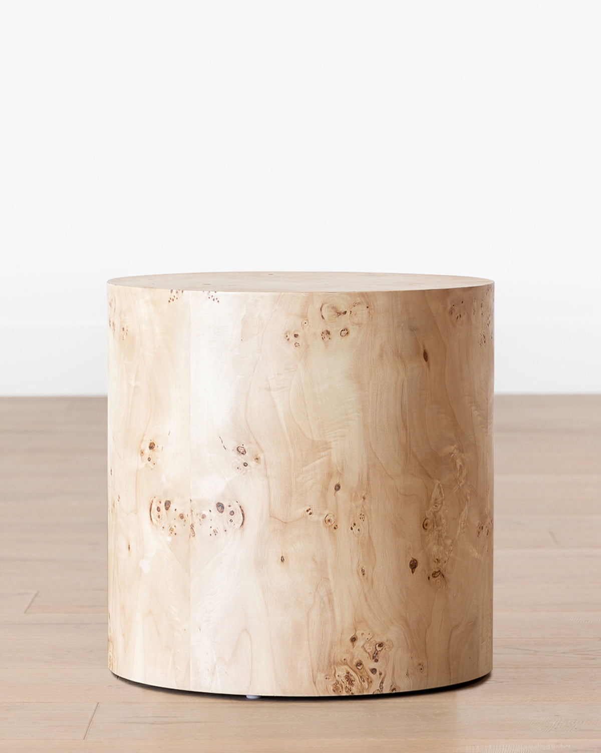 Burl Wood Side Table
