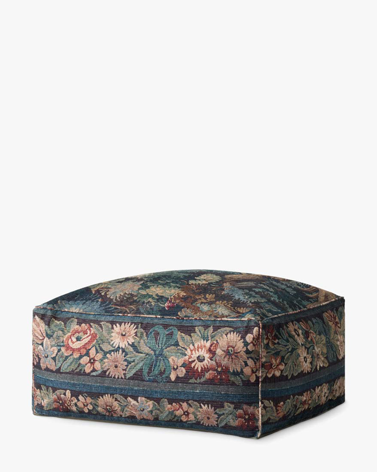 Cambria Woven Pouf