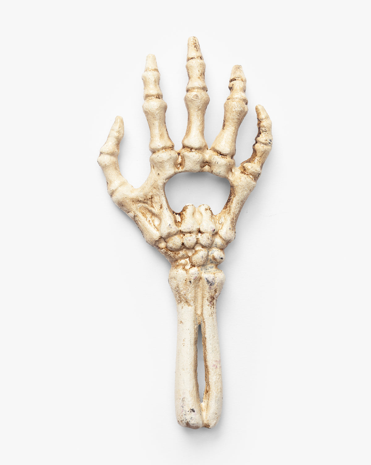 Cast Iron Skeleton Hand Bottle Opener