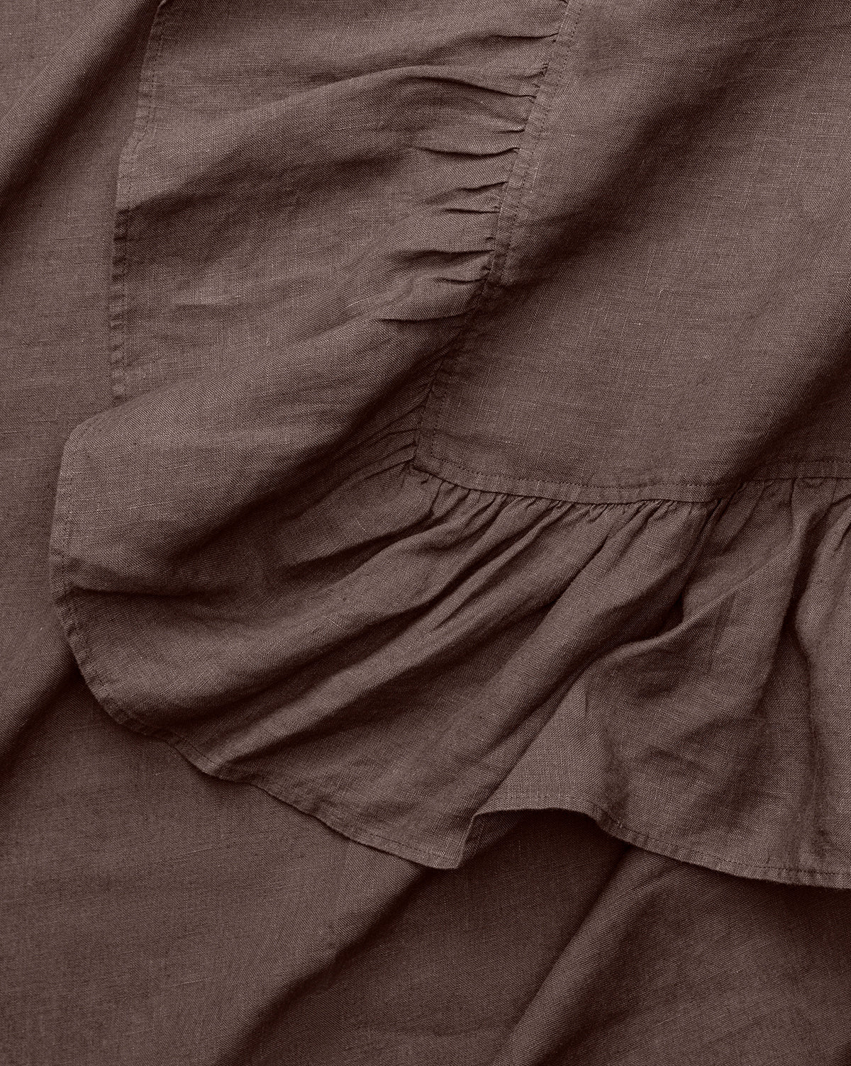 Catania Linen Ruffle Tablecloth