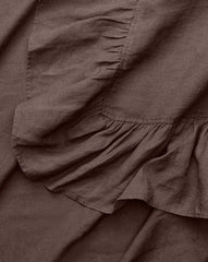 Catania Linen Ruffle Tablecloth