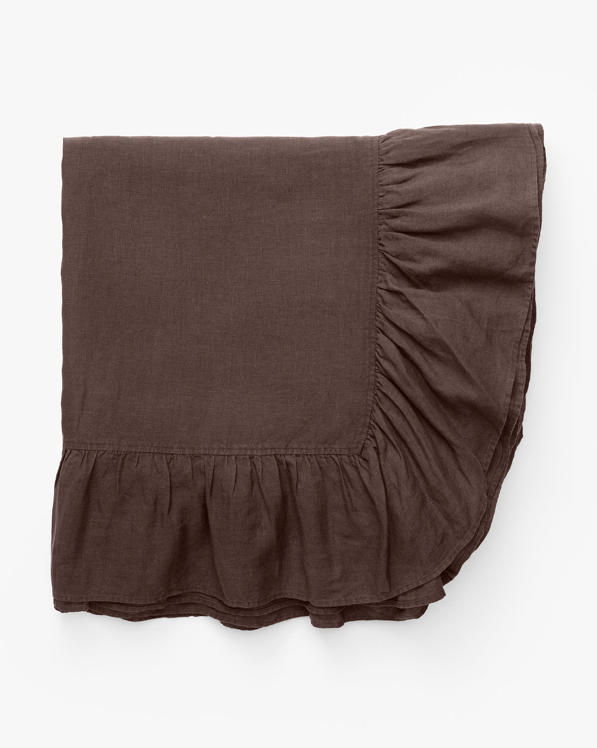 Catania Linen Ruffle Tablecloth