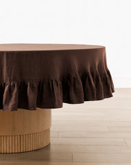 Catania Linen Ruffle Tablecloth