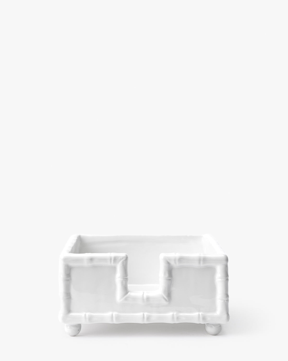 Ceramic Bamboo Napkin Holder