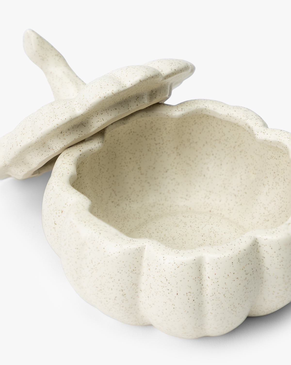 Ceramic Pumpkin Candy Dish with Lid