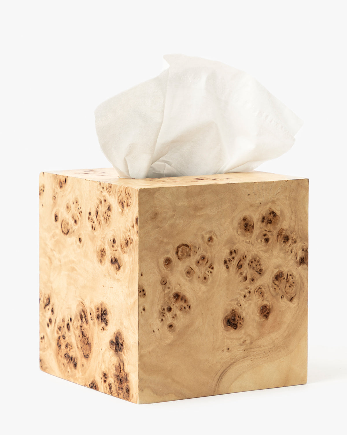 Chilton Burl Tissue Box Cover