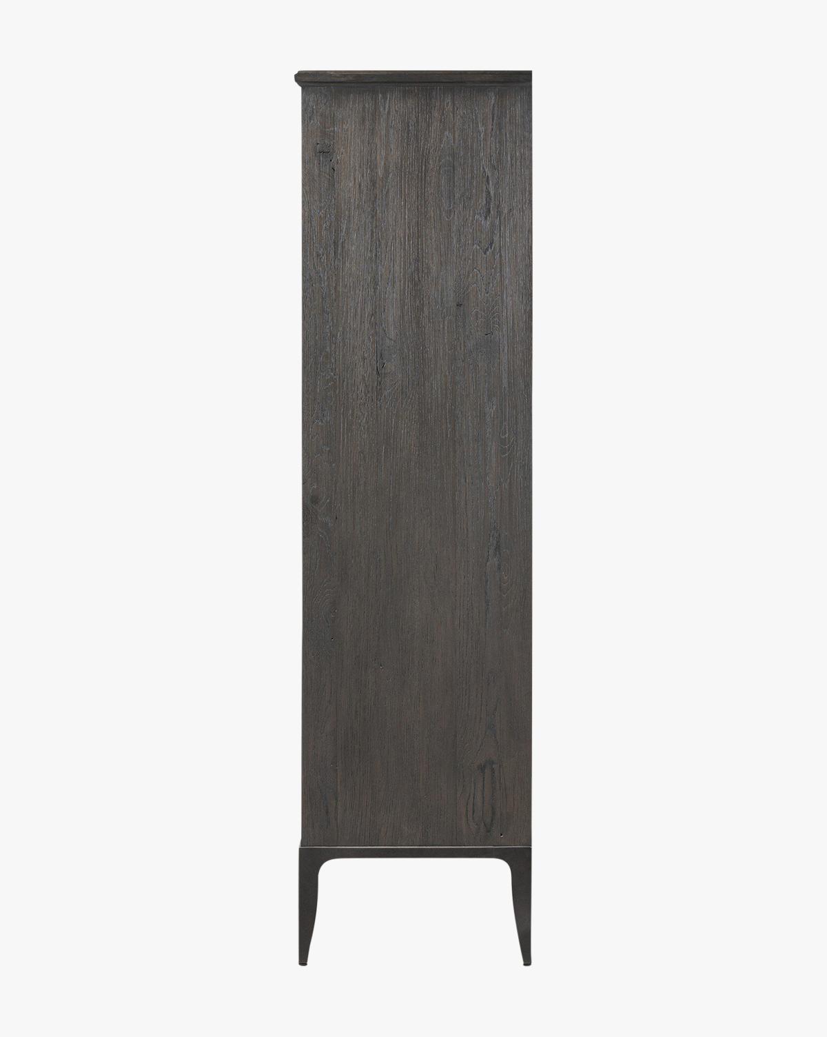 Crestwell Worn Black Oak Cabinet