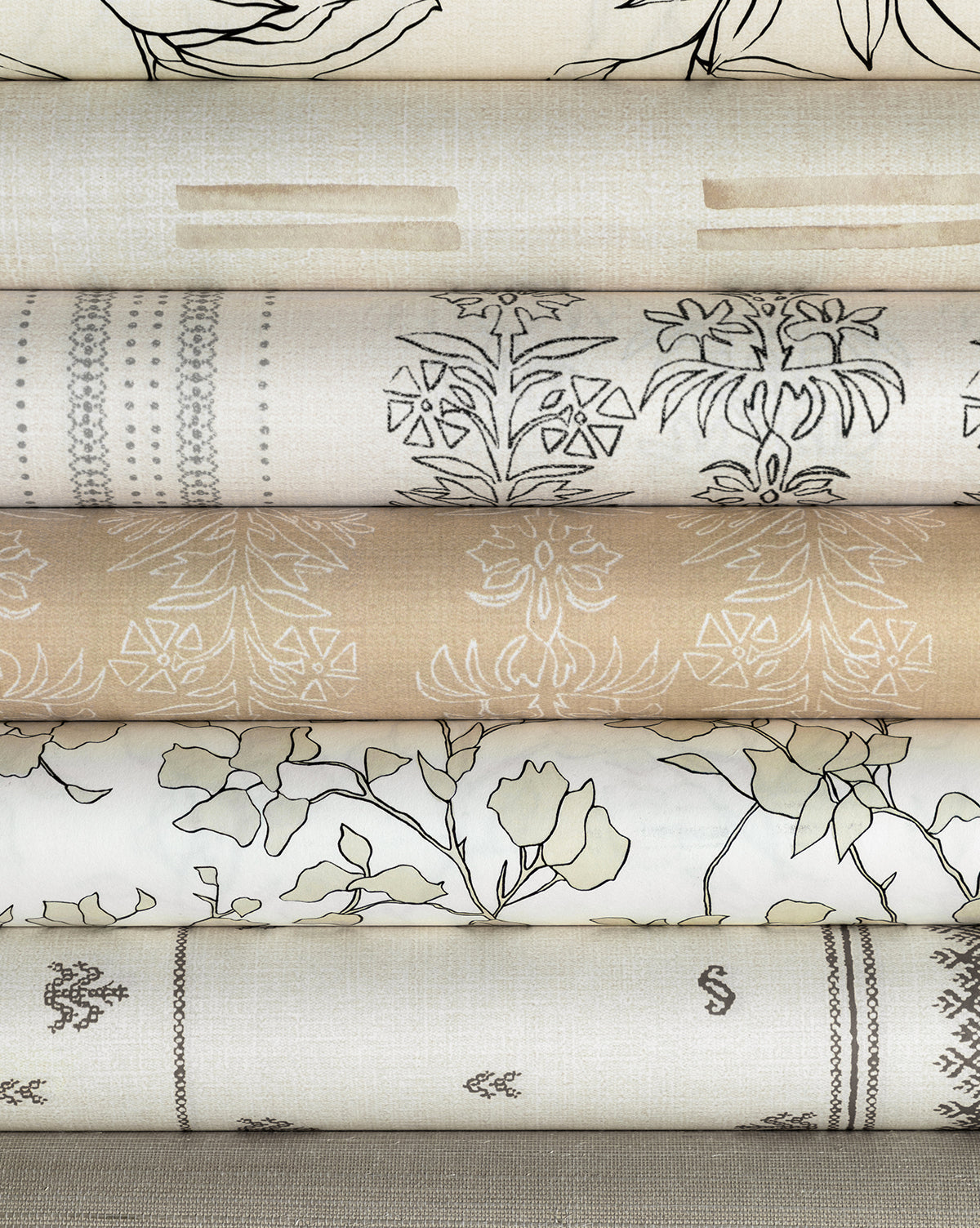 Blair Sketched Floral Wallpaper