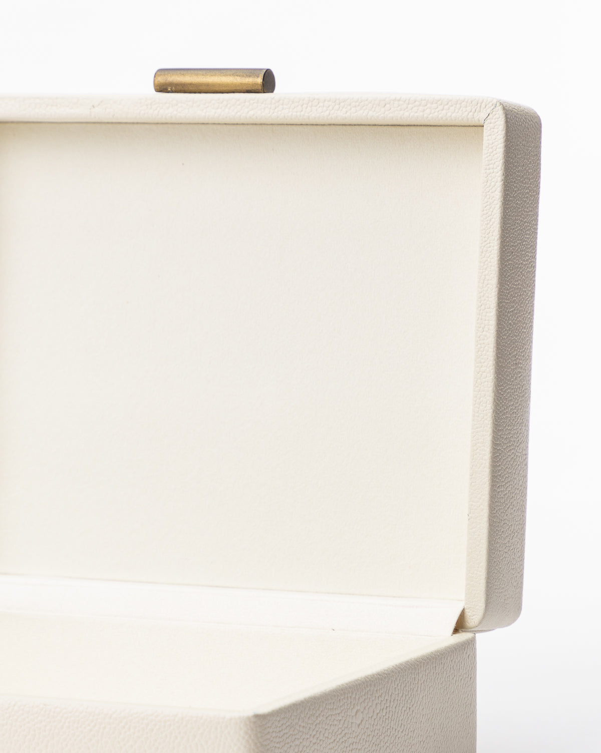 Cream Shagreen Box
