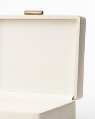 Cream Shagreen Box