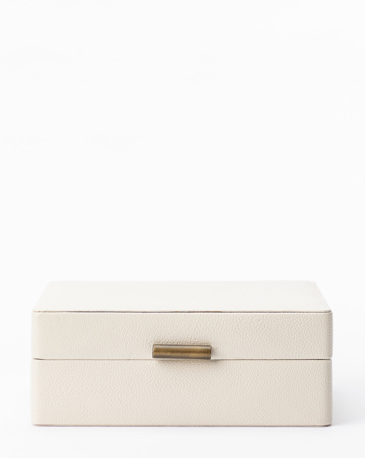 Cream Shagreen Box