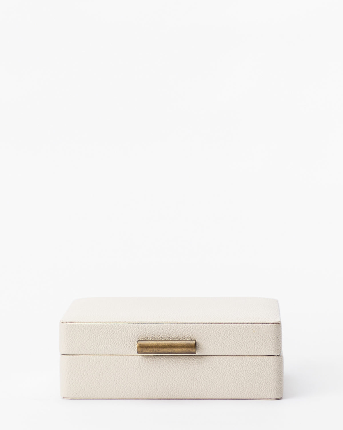 Cream Shagreen Box